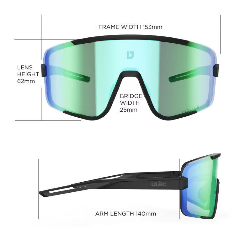 ULAC Neo Vue HOKO Black / Boost Blue Photochromic