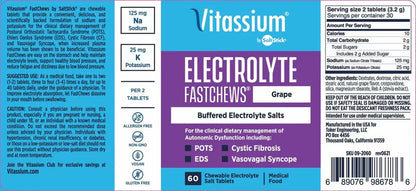 Saltstick Vitassium FastChews - Bottle