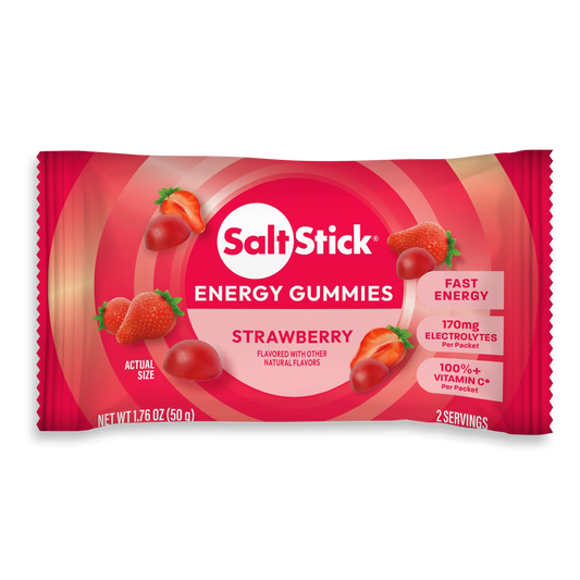 Saltstick Strawberry Energy Gummies