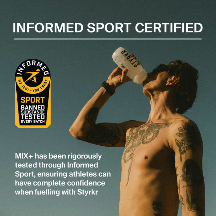 Styrkr Mix MIX+ Lime & Mint Dual-Carb Drink Mix