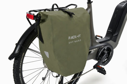 Pack-IT Drybag Pannier Earthy Green